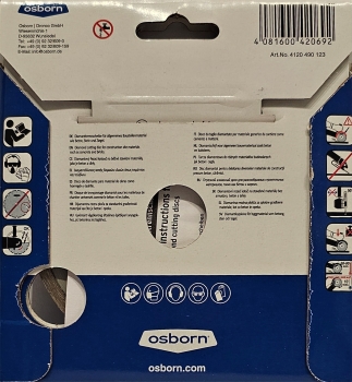 Dronco Osborn  125 mm Diamanttrennscheibe U2 - 5mm